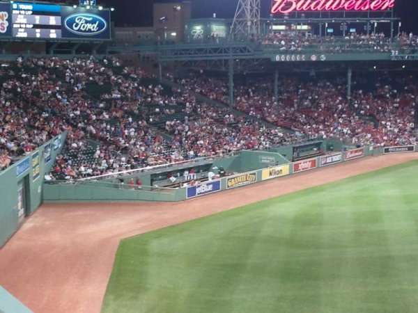 Fenway Park, section: Green Monster 6, row: 2, seat: 6