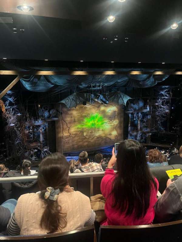 Gershwin Theatre, section: Rear Mezzanine L, row: G, seat: 15