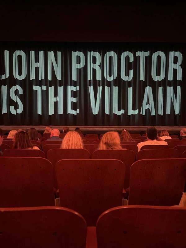 Booth Theatre, section: Orchestra C, row: G, seat: 109
