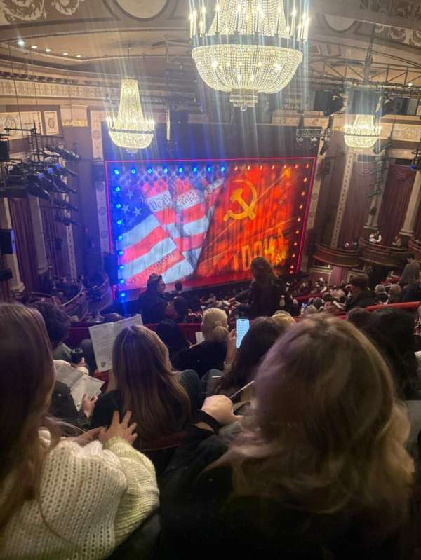 Imperial Theatre, section: Rear Mezzanine LC, row: E, seat: 212