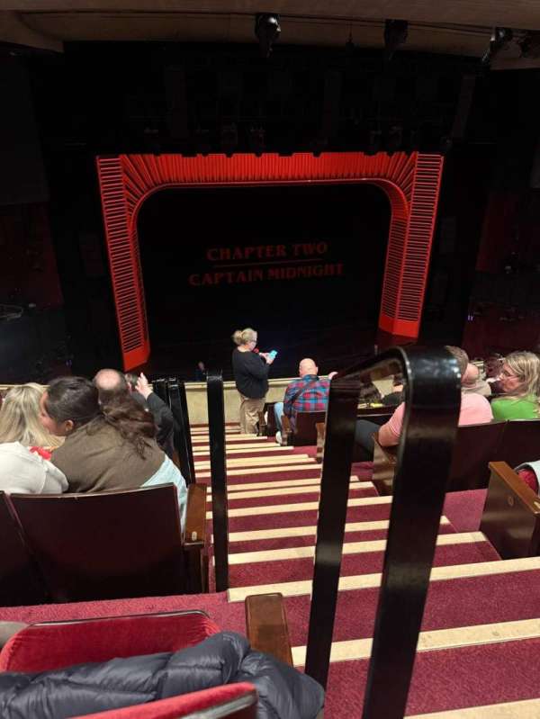 Marquis Theatre, section: Mezzanine L, row: H, seat: 1