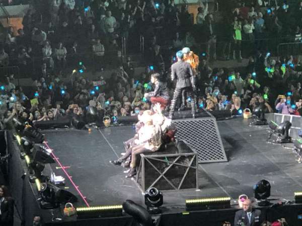 Madison Square Garden, section: 105, row: 20, seat: 28