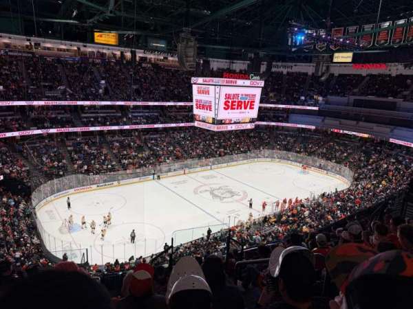 Honda Center, section: 416, row: K, seat: 4