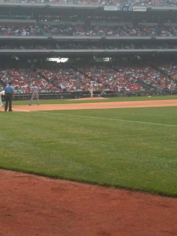 Citizens Bank Park, section: 110, row: 1, seat: 5