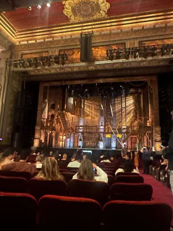 Hollywood Pantages Theatre, section: Orchestra C, row: Q, seat: 101