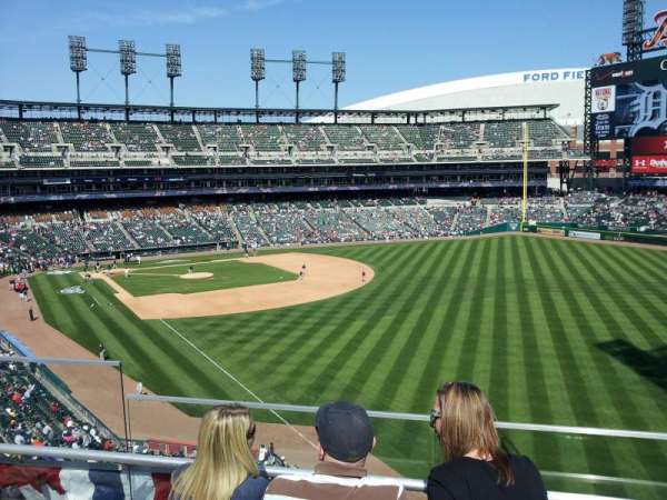 Comerica Park, section: 211, row: 3, seat: 4