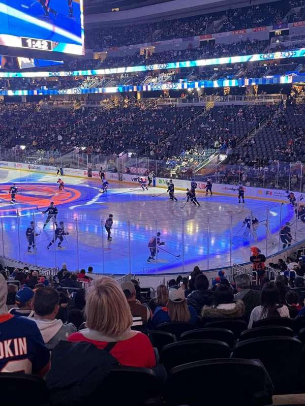 UBS Arena, section: 101, row: 21, seat: 22