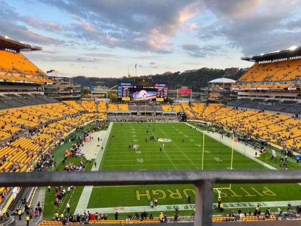 Acrisure Stadium, section: 521, row: A, seat: 10
