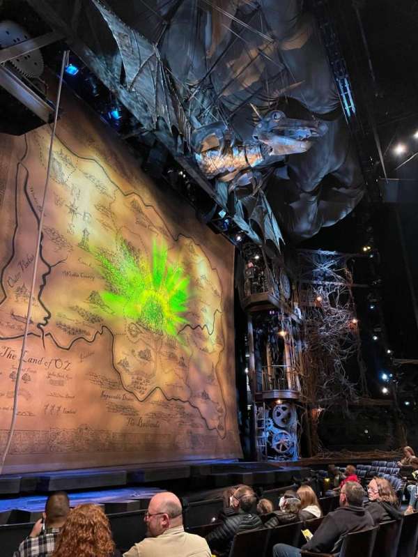 Gershwin Theatre, section: Orchestra L, row: B, seat: 13