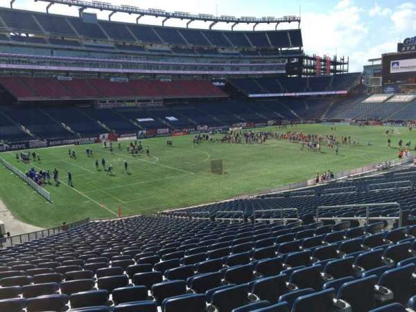 Gillette Stadium, section: 115, row: 34, seat: 12