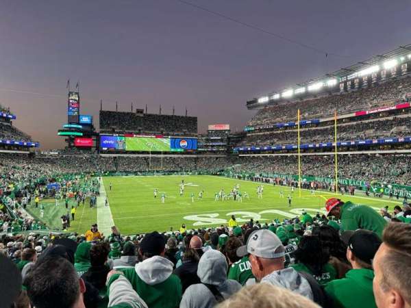 Lincoln Financial Field, section: 109, row: 24, seat: 19