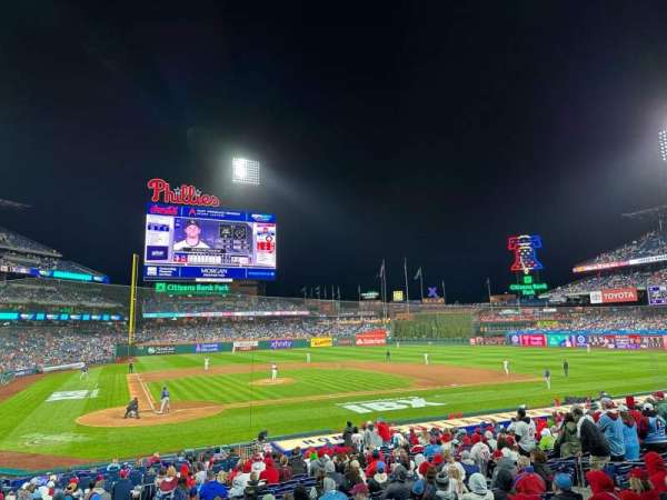 Citizens Bank Park, section: 120, row: 22, seat: 3