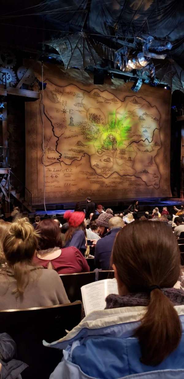 Gershwin Theatre, section: Orchestra L, row: M, seat: 17