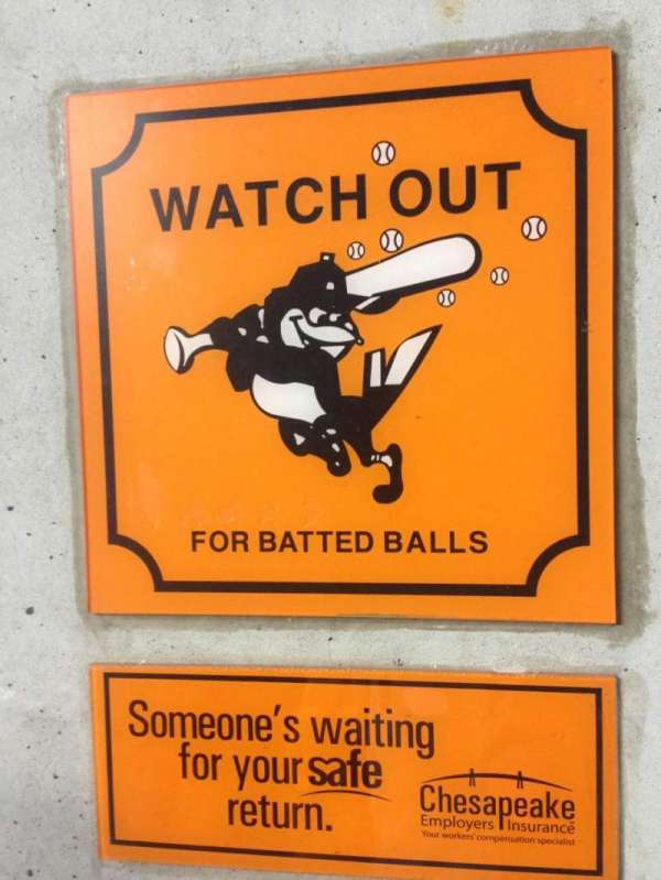 Oriole Park at Camden Yards, section: 20