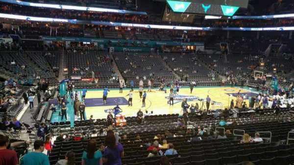 Spectrum Center, section: 106, row: S, seat: 17
