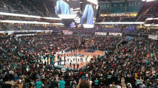 Spectrum Center, section: 117, row: DD, seat: 38