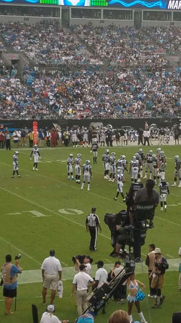 Bank of America Stadium, section: 116, row: 18, seat: 13