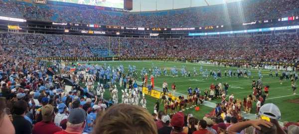 Bank of America Stadium, section: 106, row: 14, seat: 3