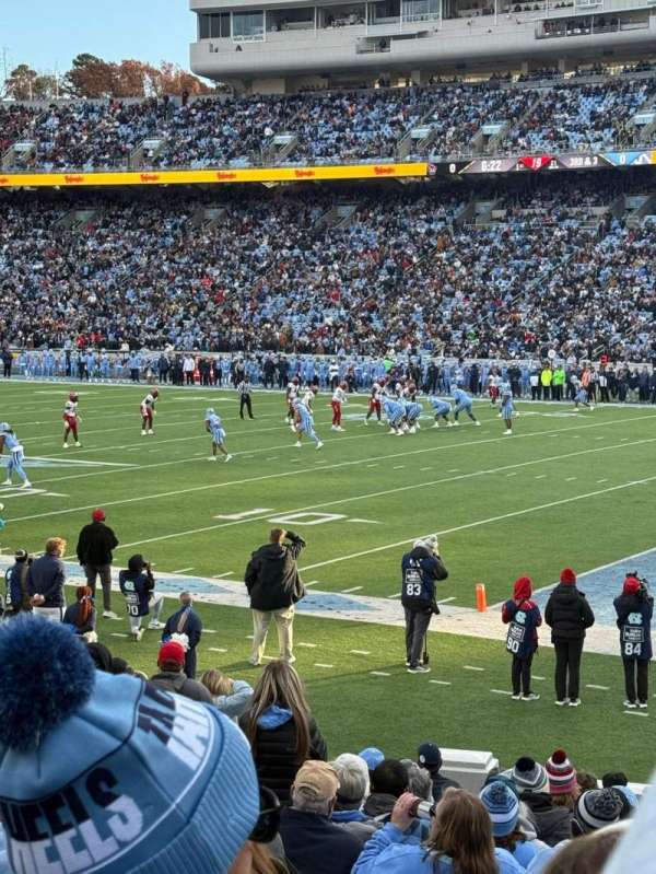 Kenan Memorial Stadium, section: 111, row: R, seat: 14