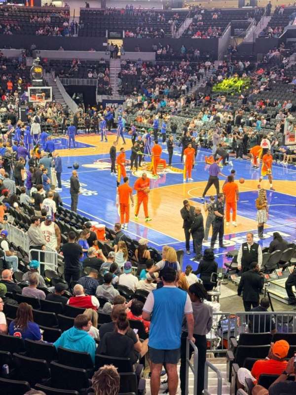 Spectrum Center, section: 103, row: Q, seat: 1