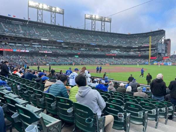 Oracle Park, section: 103, row: 12, seat: 14