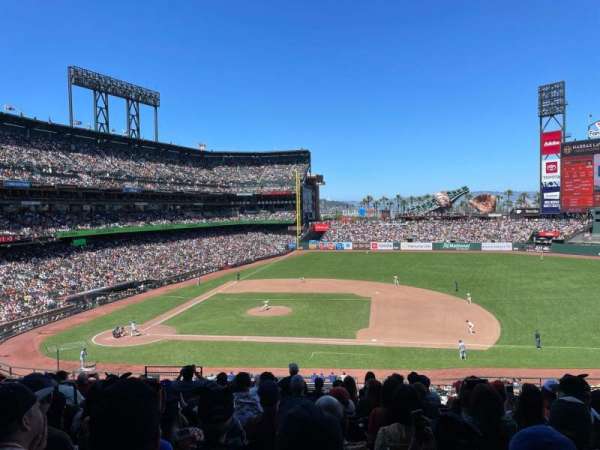 Oracle Park, section: 208, row: K, seat: 11