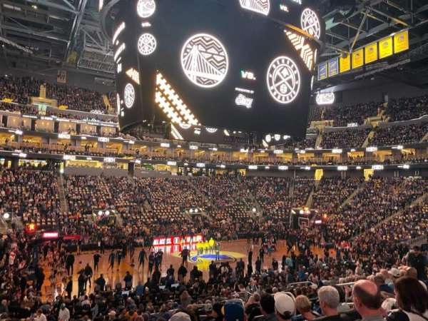 Chase Center, section: 117, row: 12, seat: 8