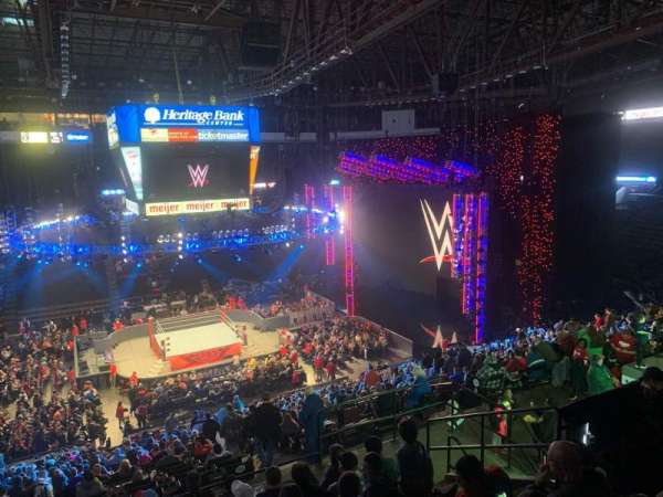 Heritage Bank Center, section: 208, row: D, seat: 1