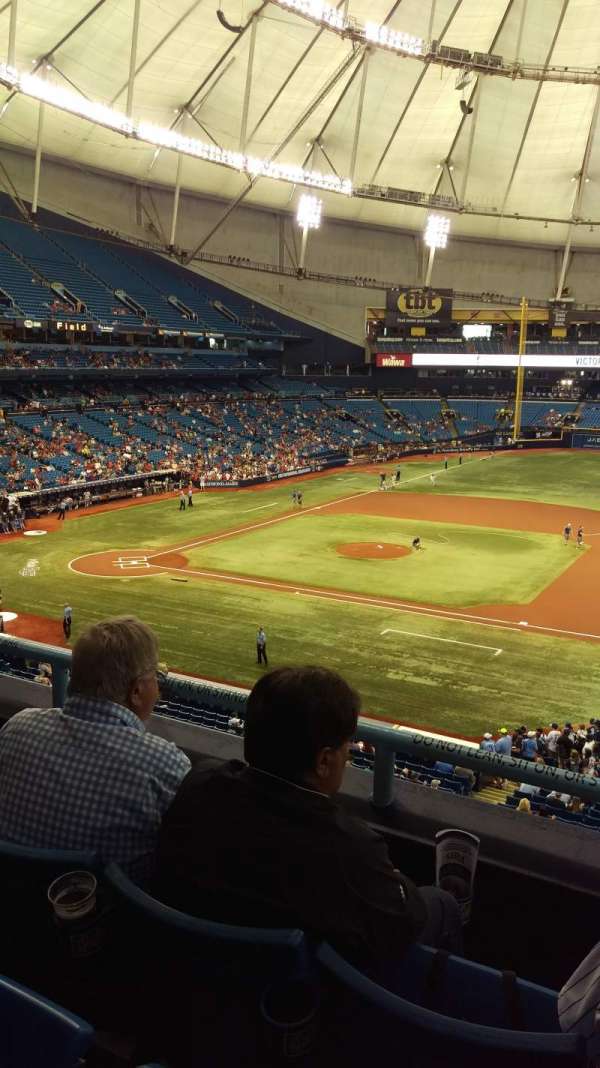 Tropicana Field, section: 214, row: C, seat: 8
