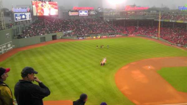 Fenway Park, section: PB, row: A, seat: 5