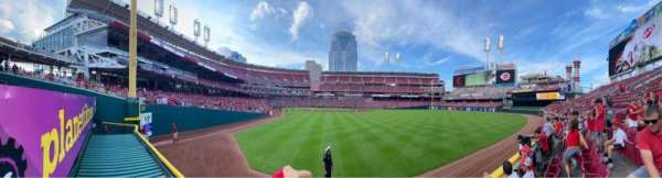 Great American Ball Park, section: 140, row: B, seat: 10