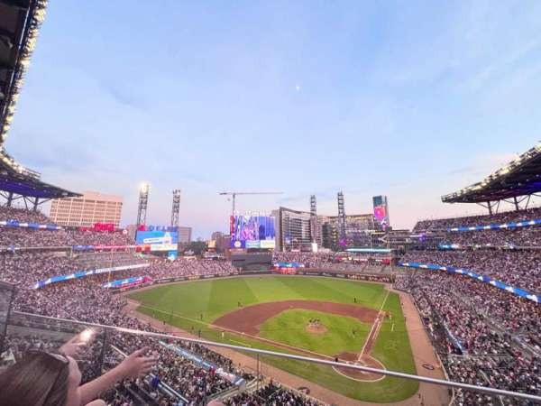 Truist Park, section: 328, row: 2, seat: 15
