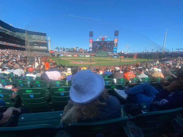 Oracle Park, section: 113, row: g, seat: 11