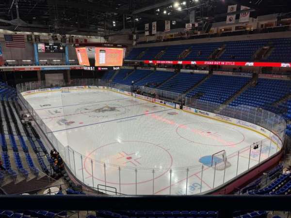 Mohegan Sun Arena at Casey Plaza, section: 213, row: 1, seat: 3