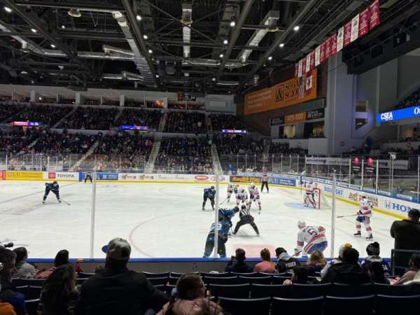 Blue Cross Arena, section: 126, row: H, seat: 7