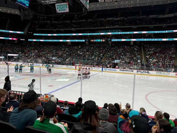 Prudential Center, section: 20, row: 7, seat: 4