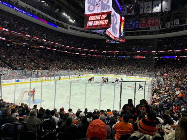 Xfinity Mobile Arena, section: 121, row: 12, seat: 1