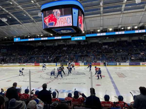 Upstate Medical University Arena, section: 104, row: GG, seat: 11