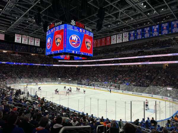 UBS Arena, section: 111, row: 18, seat: 21