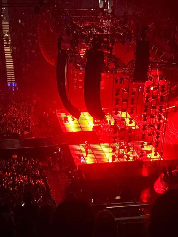 The O2, London, section: 421, row: M, seat: 949
