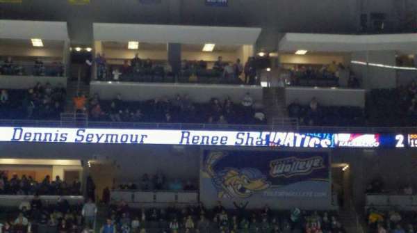 Huntington Center, section: 116, row: H, seat: 22