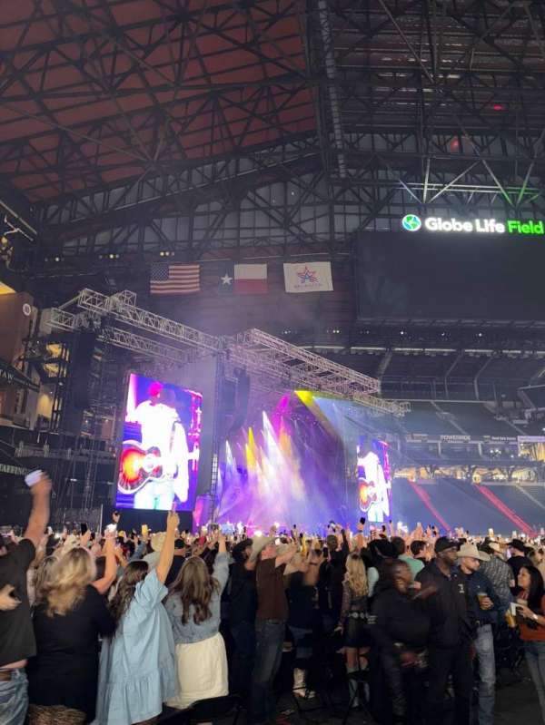 Globe Life Field, section: Floor H, row: 1, seat: 8