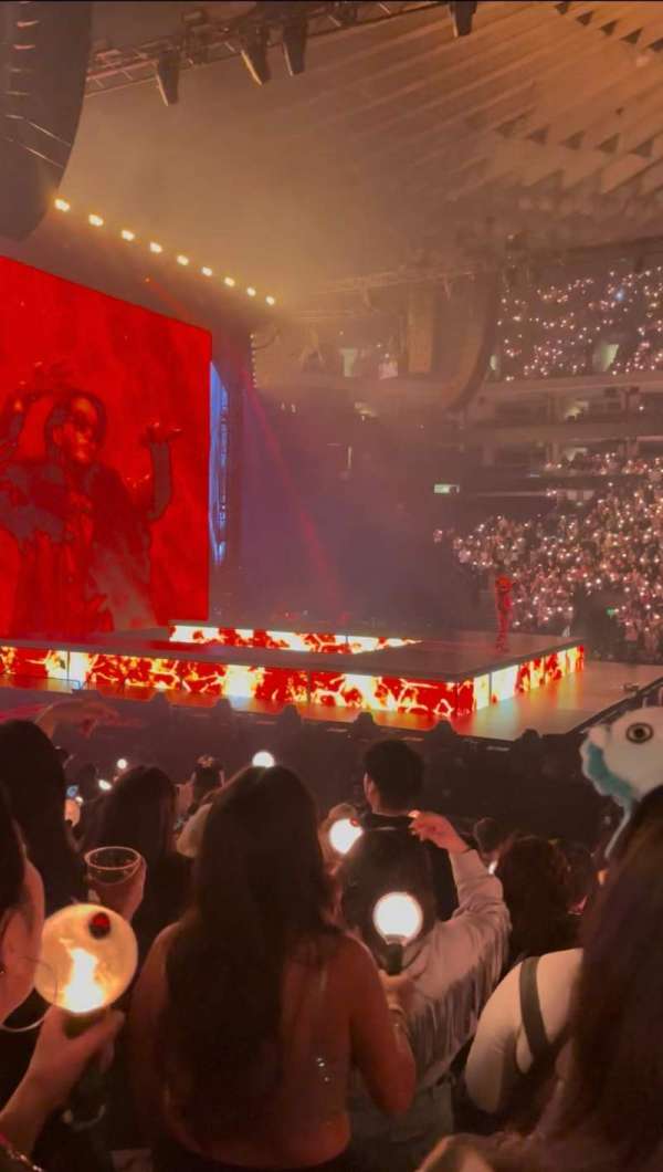 Oakland Arena, section: 115, row: 9, seat: 10