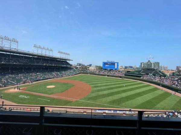 Wrigley Field, section: 327R, row: 2, seat: 15