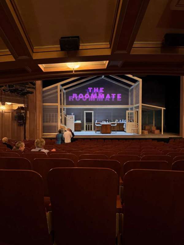 Booth Theatre, section: Orchestra C, row: O, seat: 107