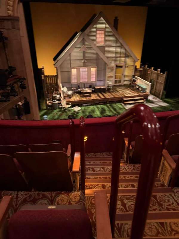 Booth Theatre, section: Mezzanine L, row: D, seat: 1
