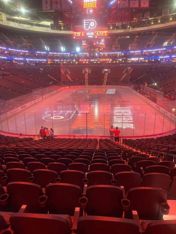 Xfinity Mobile Arena, section: 119, row: 21, seat: 11