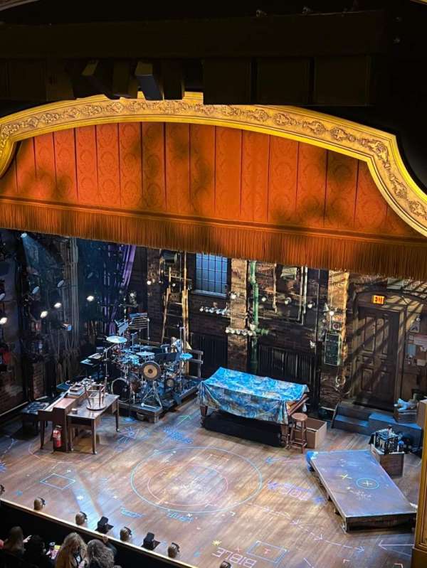 James Earl Jones Theatre, section: Balcony R, row: A, seat: 12
