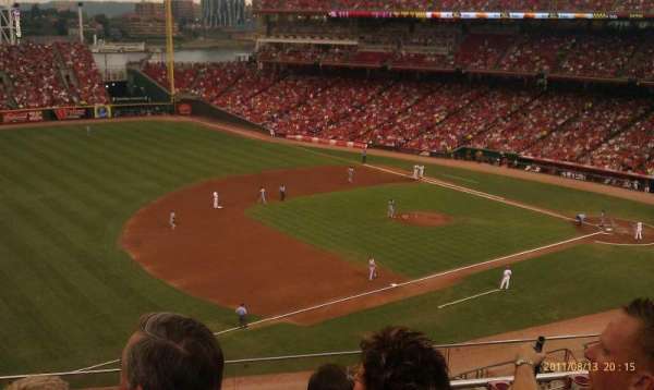 Great American Ball Park, section: 414, row: E, seat: 12