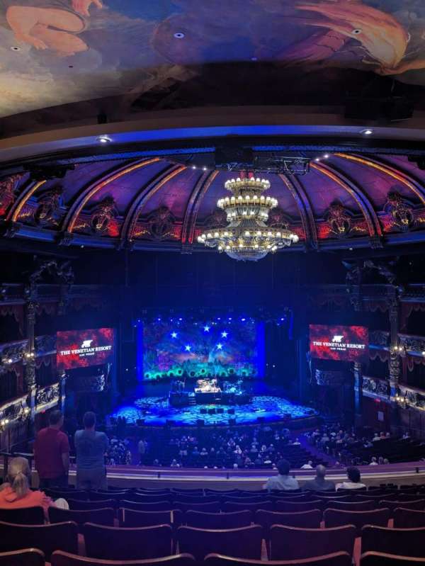 The Venetian Theatre, section: 11, row: BJ, seat: 11